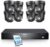 ZOSI 24CH 4K PoE Security Camera System with 4TB HDD,8pcs 4K Outdoor Indoor IP Cameras,Person Vehicle Detection,2 Way Audio,Sound & Spotlight Siren,Night Vision,16 Port 24CH 8MP NVR for 24/7 Recording