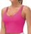 THE GYM PEOPLE Womens’ Sports activities Bra Longline Wirefree Padded with Medium Assist