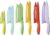 Cuisinart 12-Piece Kitchen Knife Set, Benefit Shade Assortment with Blade Guards, Multicolored, C55-12PCER1