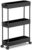 SPACEKEEPER Slim Rolling Storage Cart, 3 Tier Rest room Storage Organizer Laundry Room Utility Cart Cell Shelving Unit, Multi-Objective for Kitchen Workplace Rest room Laundry Slim Locations, Black