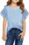 blibean Lady Trend Shirts Summer season Tops 4-15 Years Outdated