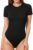 MANGOPOP Girls’s Spherical Neck Quick Sleeve T Shirts Fundamental Bodysuits