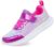 Toandon Little Women Children Sparkle Glitter Sequins Light-weight Sneakers for 5-10 yrs