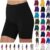 Exercise Shorts for Girls, Womens Excessive Waisted Tummy Management Health Shorts for Fitness center Working Yoga Energetic Train