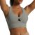 Aoxjox Ladies’s Exercise Sports activities Bras Twist Entrance Health Padded Coaching Fitness center Bra Yoga Crop Lola Tank High