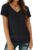 AUTOMET Womens T Shirts Brief Sleeve V Neck Tops with Pockets Summer time Vogue Stylish Gentle Informal Comfortable Outfits Garments 2024