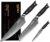 Damascus Knife Set 3 PCS,Razor Sharp Kitchen Knives Made of Japanese Damascus Steel VG10, Well-Balanced Damascus Chef Knife set with Premium G10 Full Tang Handle Triple Rivet Gift Box