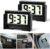 Betus Automobile Dashboard Digital Clock – Car Adhesive Clock with Jumbo LCD Time & Day Show – Mini Automotive Stick On Look ahead to Automobile Truck Dashboard & Air Vent (Black Pack of two)