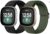 2 Pack Braided Stretchy Band Appropriate for Fitbit Sense & Sense 2 Bands/Fitbit Versa 3 & 4 Bands, Basic Delicate Breathable Adjustable Sport Smartwatch Alternative Wristband for Girls Males