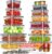 36-Piece Meals Storage Containers with Lids(18 Containers & 18 Lids), Plastic Meals Containers for Pantry & Kitchen Storage and Group, BPA-Free, Leak Proof, Reusable with Labels & Pen