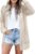 STYLEWORD Girls’s Trend Cardigan Sweater Light-weight Open Entrance Lengthy Informal Seaside Kimonos Outfits with Pockets