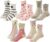 Kids Toddler Big Little Girls Fashion Cotton Crew Cute Socks -5 Pairs