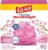 Glad Trash Luggage, Safety Sequence ForceFlexPlus Drawstring Cherry Blossom Odor Protect, Pink, 13 Gallon, 90 Rely