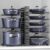 ORDORA Pots and Pans Organizer: Below Cupboard, Adjustable 8-Tier Pot Organizers inside Cupboard, Kitchen Organizers and Storage Match 6-11 inch Light-weight Cookware