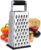 Cheese Grater, Field Grater for Cheese Chrome steel Vegetable Slicer Meals Shredder 4-sided Comfort Devices for kitchen